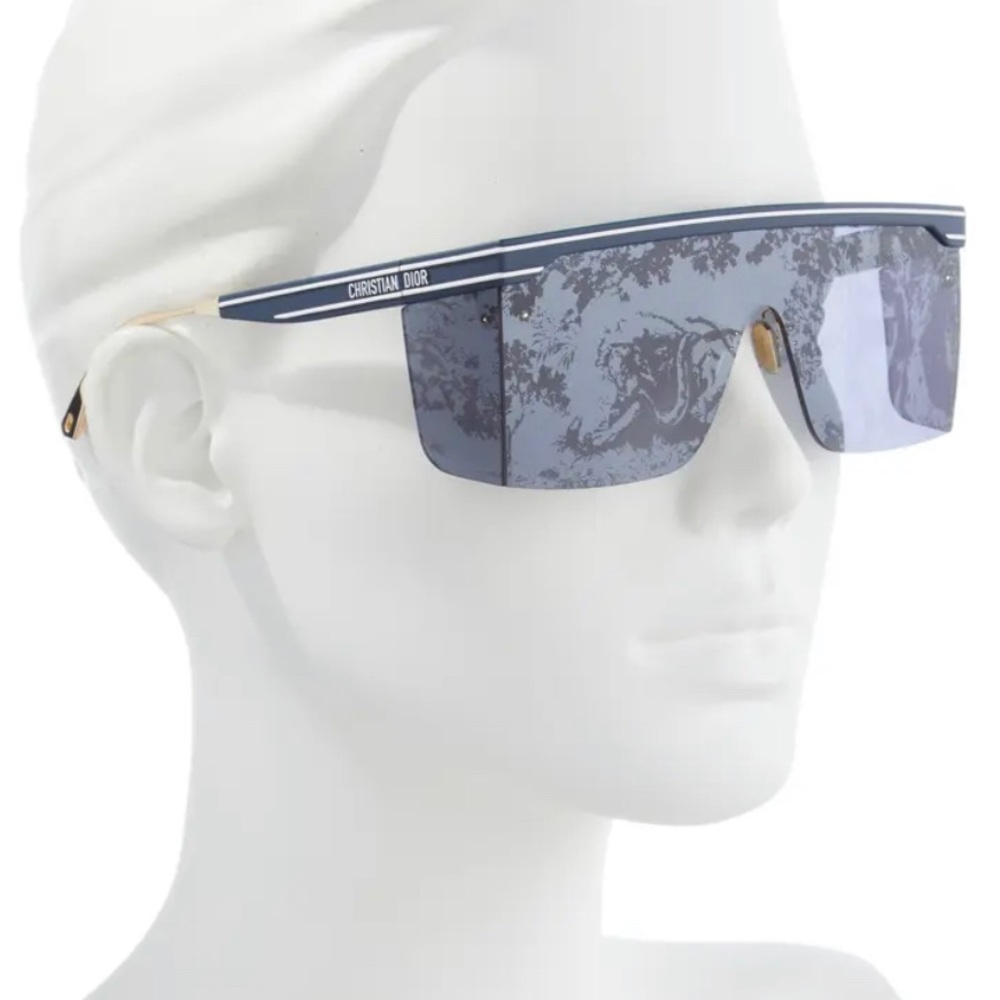 Authentic Dior Club M1U Mirrored Shield Sunglasses NWT Unisex